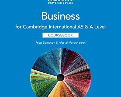 Cambridge International AS & A Level Business Coursebook with Digital Access (2 Years)