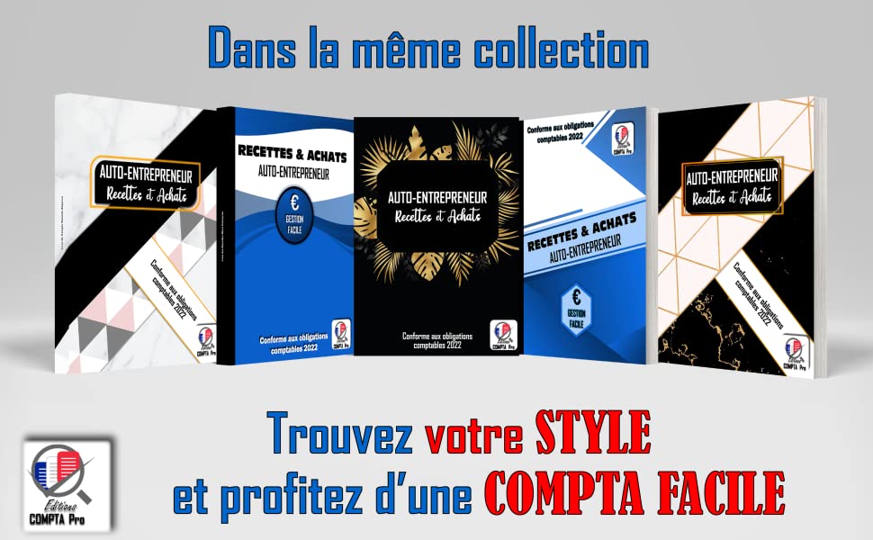 Livre de compte auto micro entrepreneur recettes achats recette dépense microentreprises