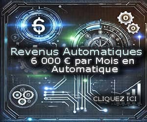 Revenus automatiques : 6 000 € par mois en automatique